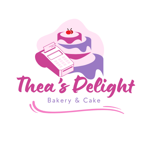 Thea's Delight Bakery & Cake Logo
